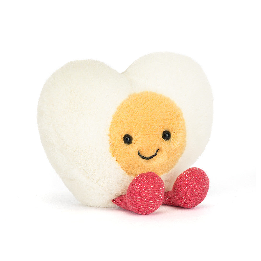 Jellycat 愛心雞蛋 | Amuseables Heart Boiled Egg 12cm