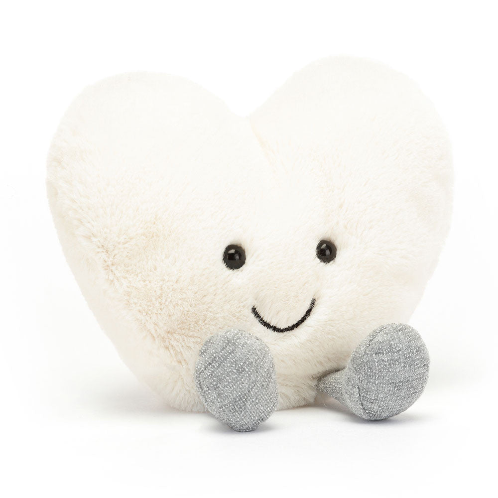 Jellycat 白色心心 | Amuseables Cream Heart 11cm