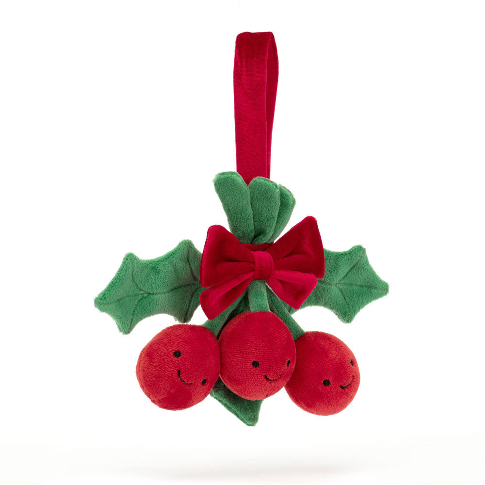 Jellycat 聖誕掛件 | Amuseables Holly 19cm