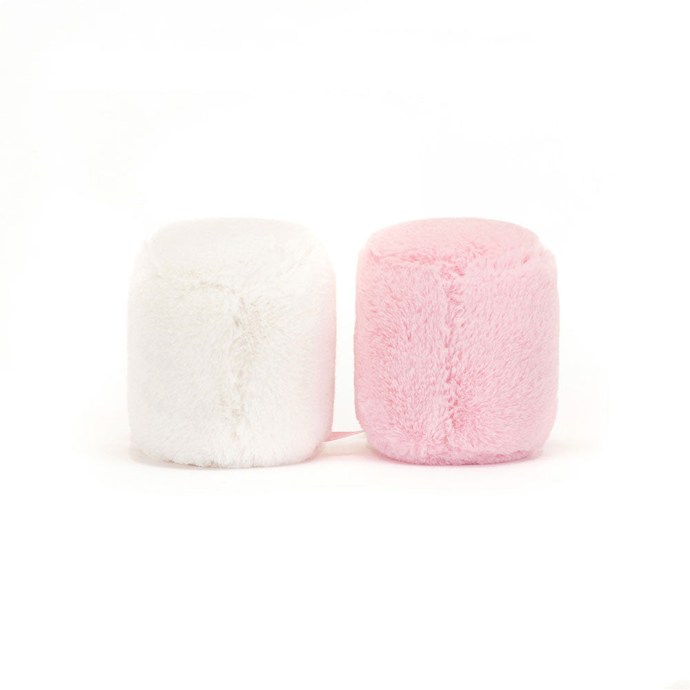 Jellycat 可愛棉花糖  | Amuseables Pink And White Marshmallows 9cm