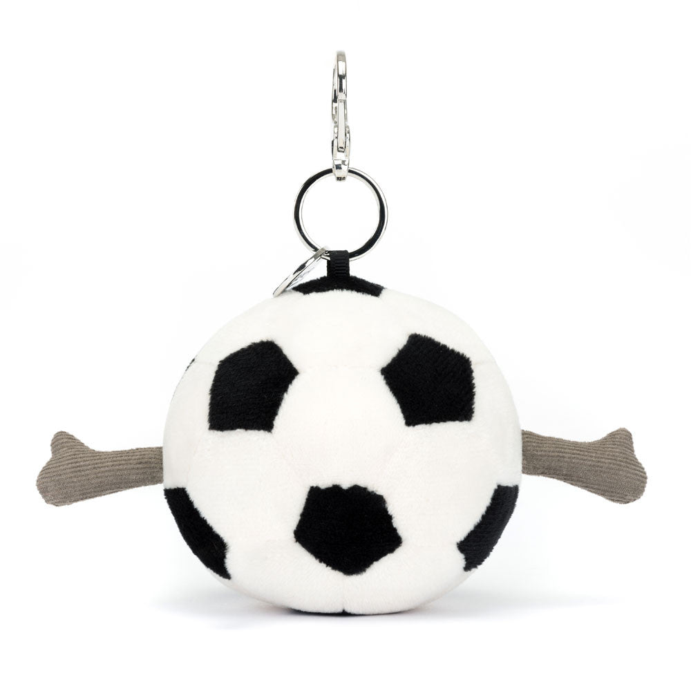 Jellycat Football Keychain | Amuseables Sports Football Bag Charm 16cm