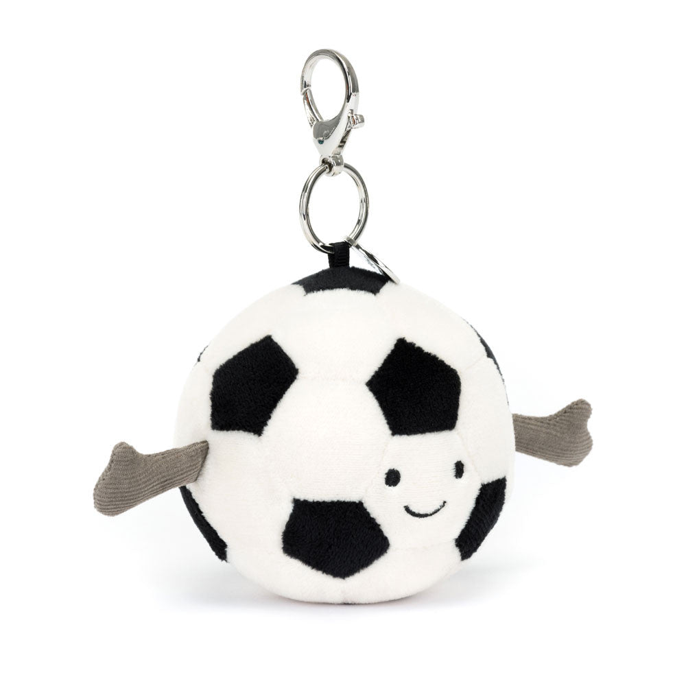 Jellycat Football Keychain | Amuseables Sports Football Bag Charm 16cm