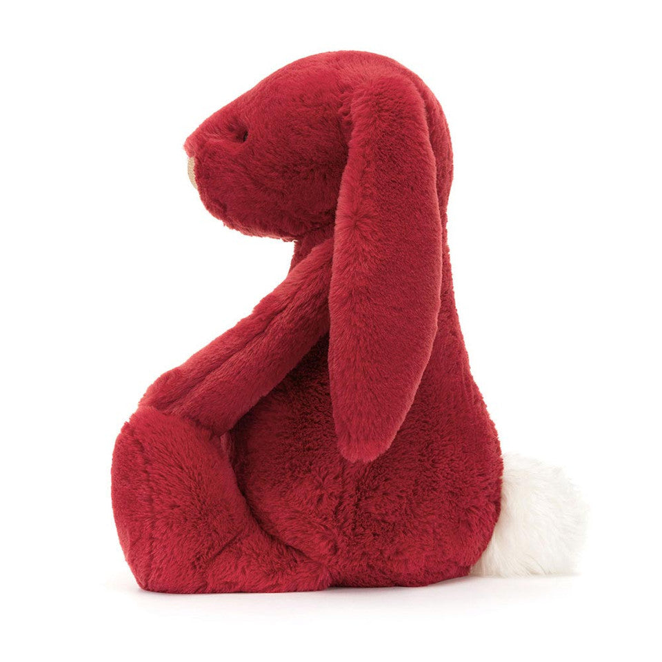 Jellycat 奢華版紅色兔子 | Bashful Luxe Bunny Scarlett 51cm