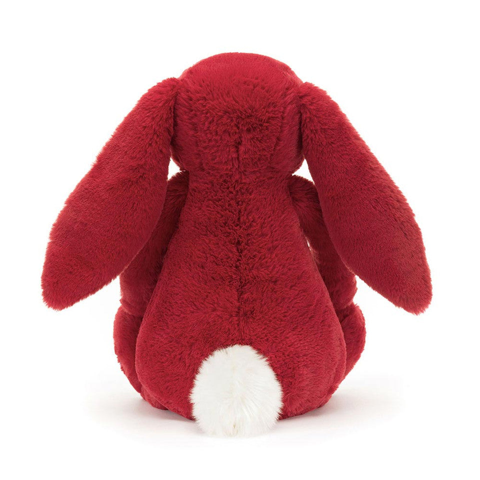 Jellycat 奢華版紅色兔子 | Bashful Luxe Bunny Scarlett 51cm