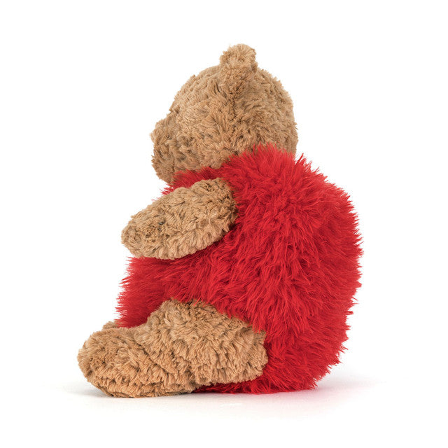 Jellycat 心心熊 | Bartholomew Bear 'Heartthrob' 26cm