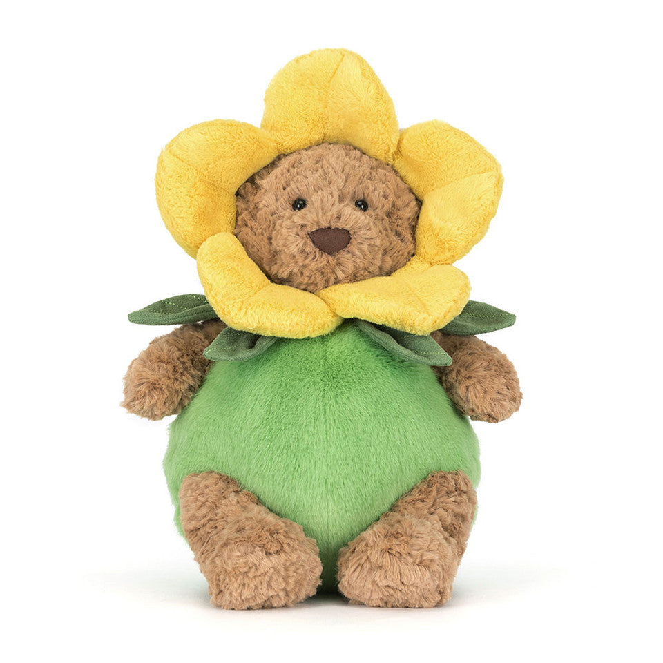 Jellycat 水仙花熊 | Bartholomew Bear Daffodil Outfit  26cm