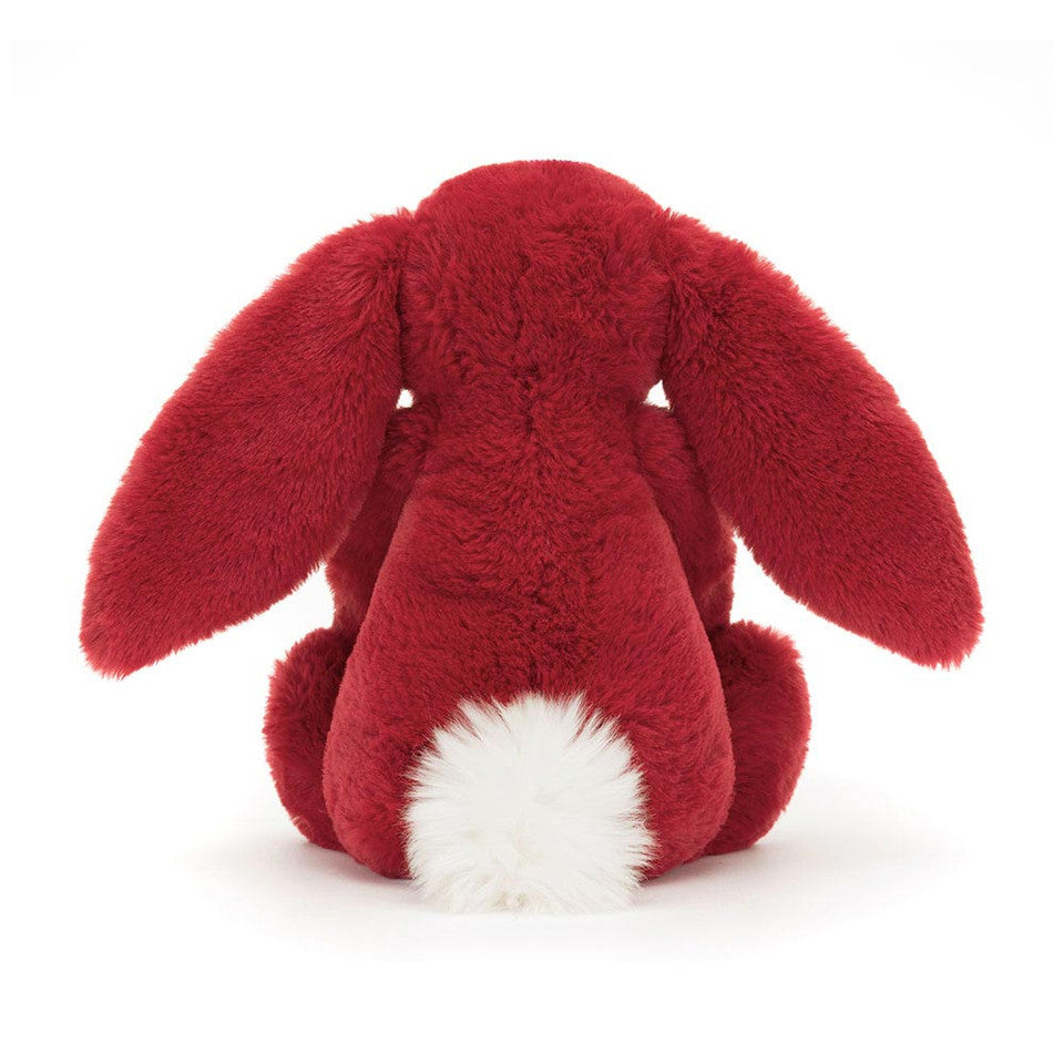 Jellycat 奢華版紅色兔子 | Bashful Luxe Bunny Scarlett 31cm