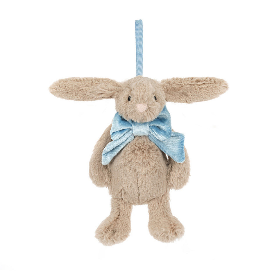 Jellycat 淺啡色賓尼兔掛飾 | Bashful Beige Bunny Decoration 13cm