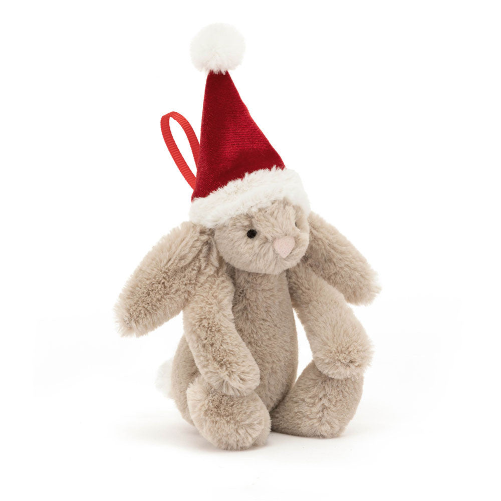 Jellycat 聖誕賓利兔吊飾 | Bashful Christmas Bunny Decoration 13cm