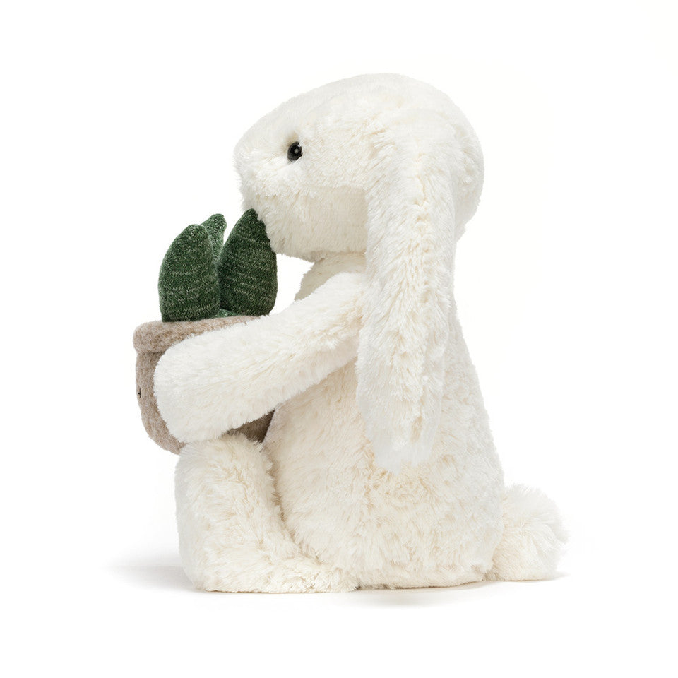 JELLYCAT 植物兔子 | Cream Bunny with Plant 31cm