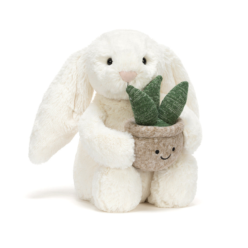 JELLYCAT 植物兔子 | Cream Bunny with Plant 31cm