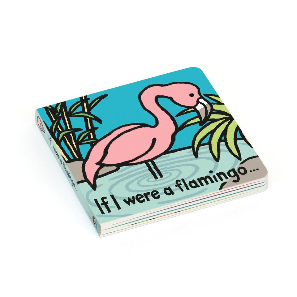 Jellycat 假如我是一隻火烈鳥圖書| If I Were A Flamingo Board Book 15x15cm