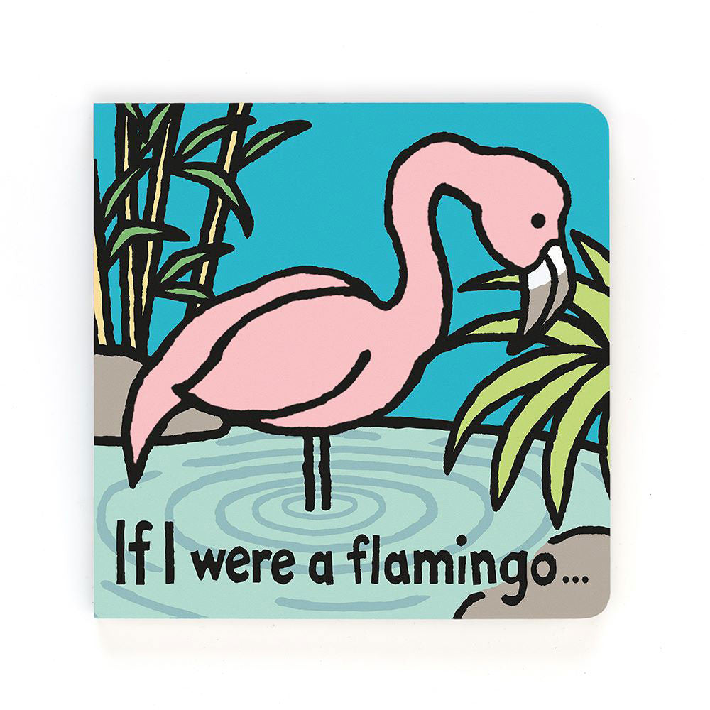 Jellycat 假如我是一隻火烈鳥圖書| If I Were A Flamingo Board Book 15x15cm