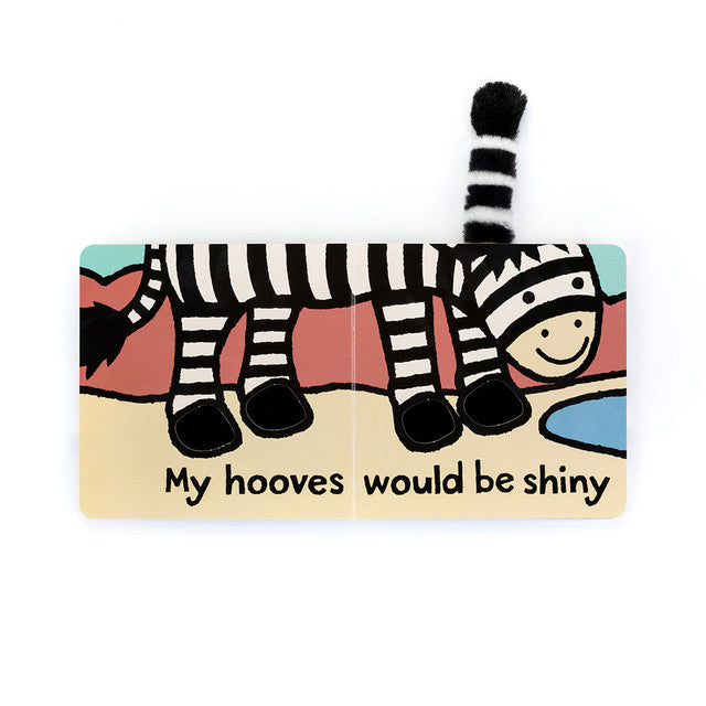 Jellyat 假如我是一隻斑馬圖書 | If I were a Zebra Board Book 15x15cm