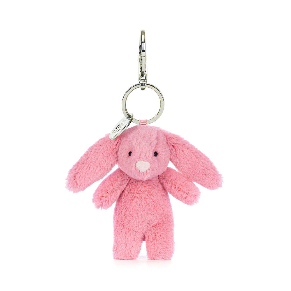 Jellycat 害羞兔子鎖匙扣-粉紅色 ｜Bashful Bunny Pink Bag Charm 15cm