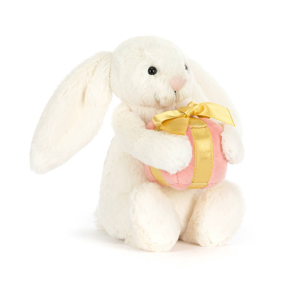 Jellycat 禮物賓利兔 | Bashful Bunny with Present 18cm