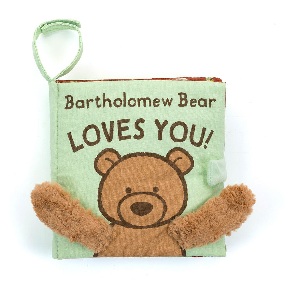 Jellycat 小熊愛你 |Bartholomew Bear Loves You Book 15x15 cm