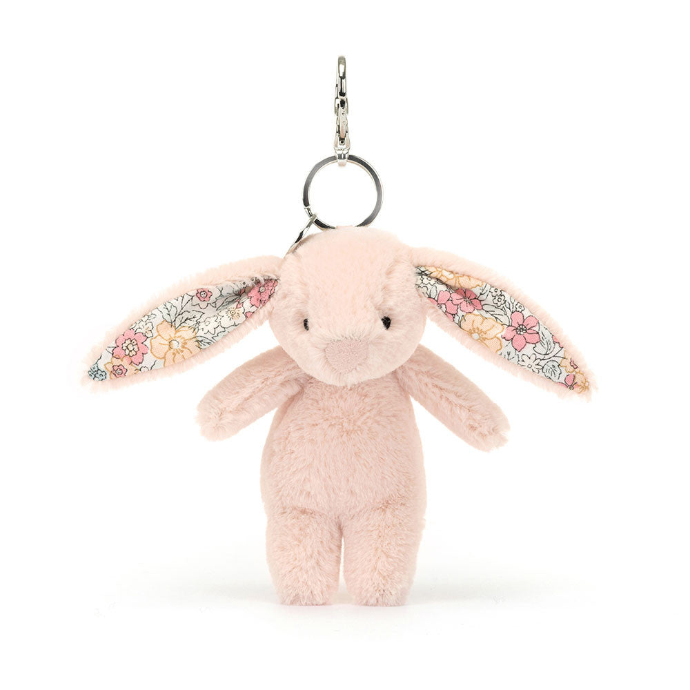 Jellycat 碎花兔兔鎖匙扣 ｜Blossom Blush Bunny Bag Charm 17cm