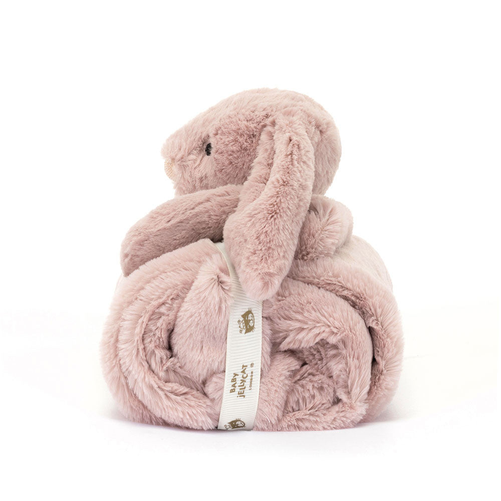 Jellycat  玫瑰粉安撫棉氈禮盒 | Bashful Luxe Bunny Blankie - Rosa 56cm x 70cm x 9cm