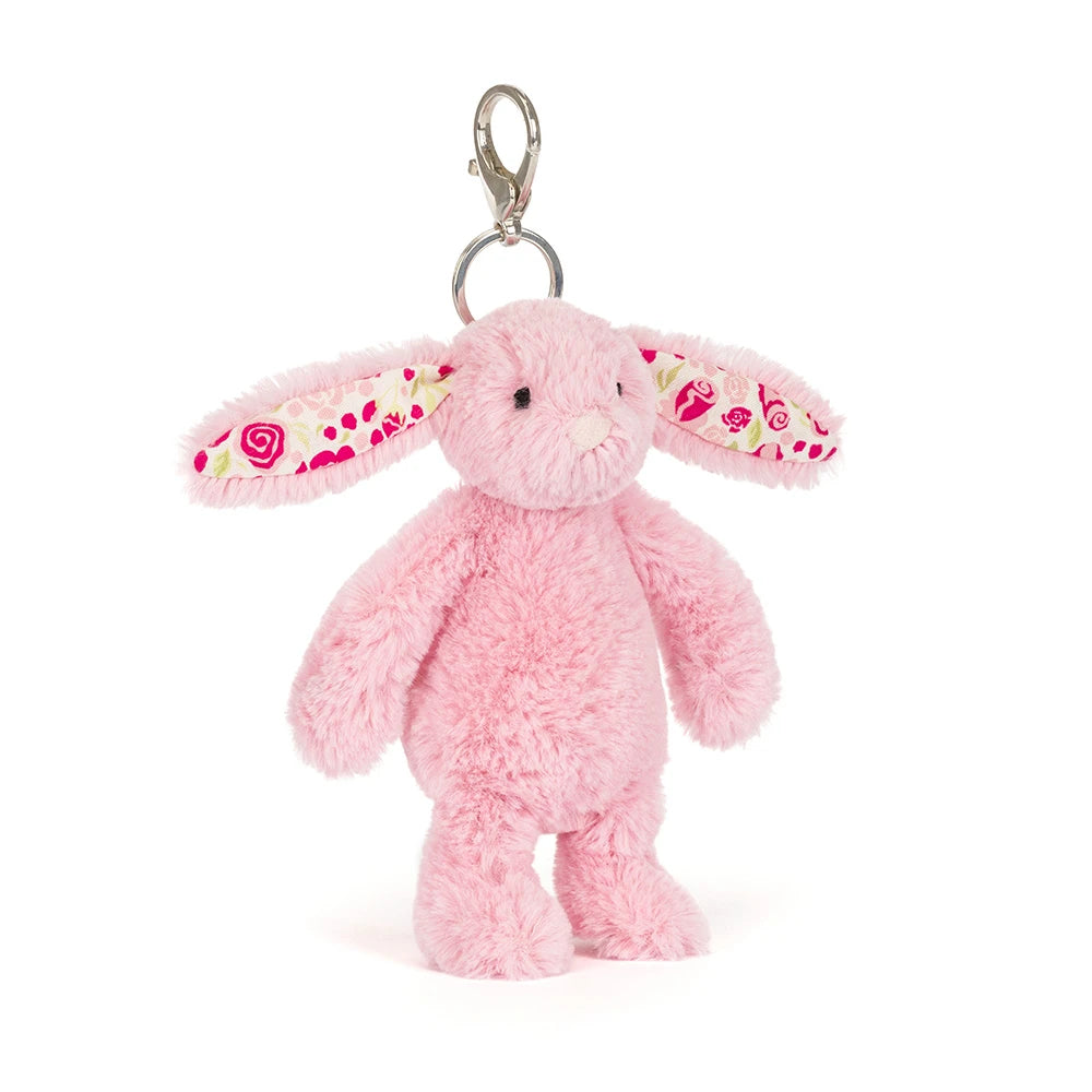 Jellycat 粉紅花瓣賓尼兔鎖匙扣 | Blushkin Blossom Bunny Bag Charm 18cm