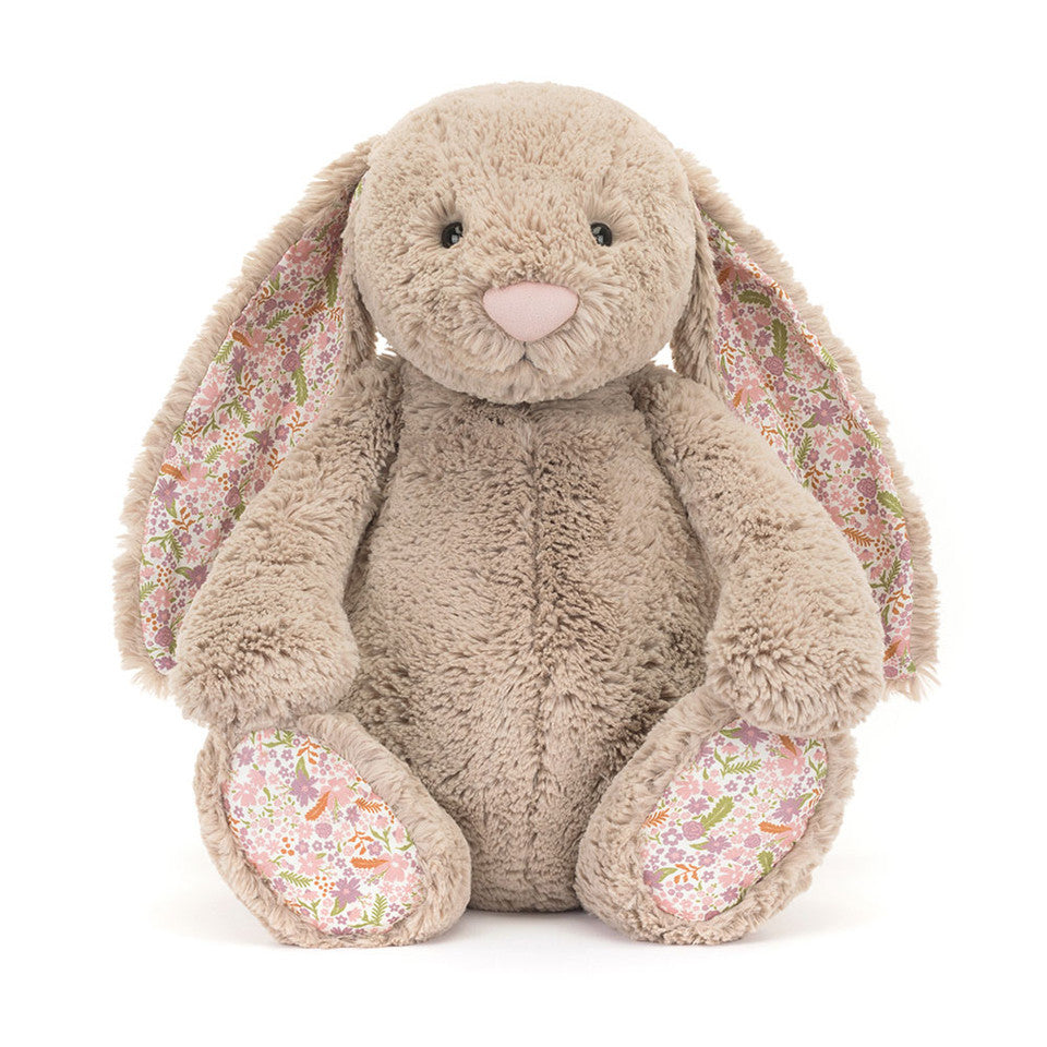 Jellycat 淺啡碎花賓尼兔 | Blossom Beige Bunny 'Petal' 51cm