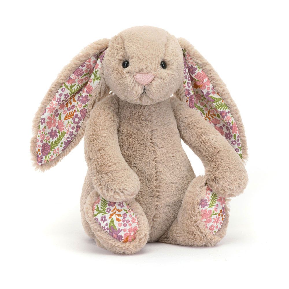 Jellycat 淺啡碎花賓尼兔 | Blossom Beige Bunny 'Petal' 18cm