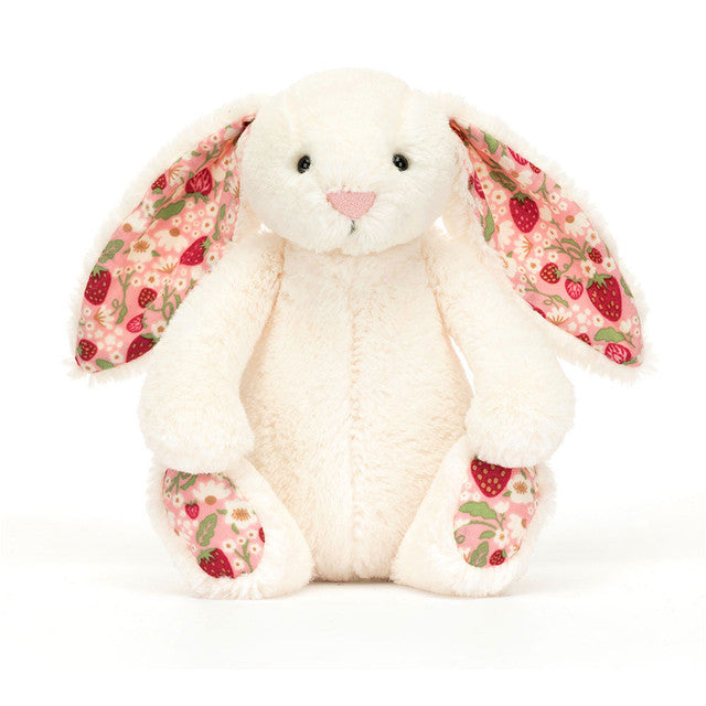 Jellycat 野莓碎花賓尼兔 | Blossom Cream Bunny 'Berry' 18cm