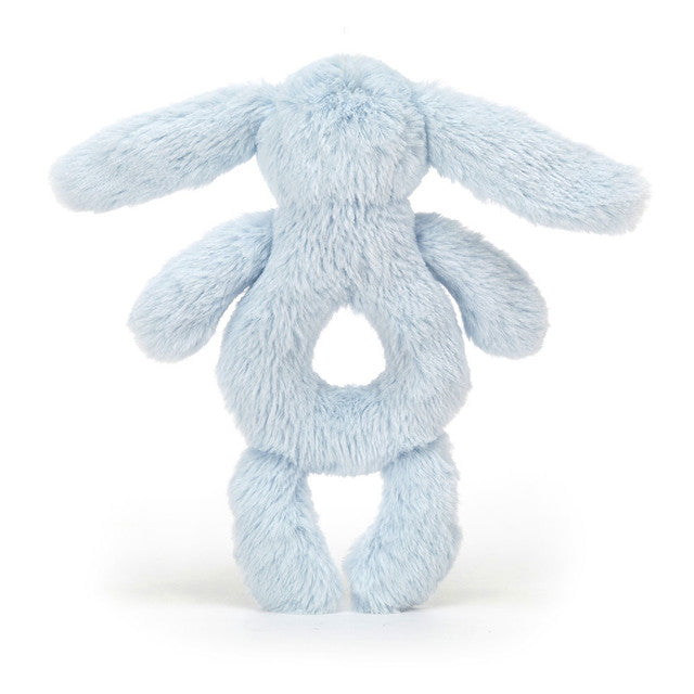 Jellycat 害羞賓尼兔手搖鈴 - 淺藍色 | Bashful Bunny Ring Rattle 18cm