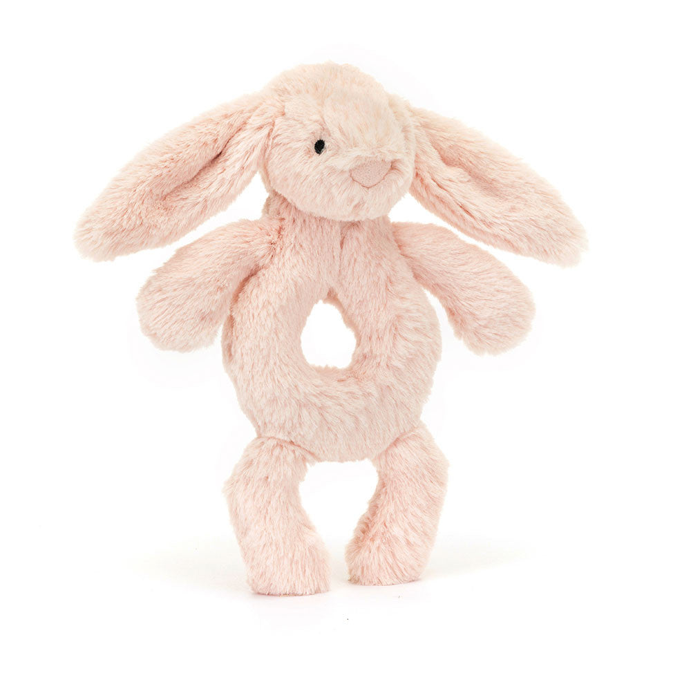 Jellycat 害羞賓尼兔手搖鈴 - 玫瑰粉色 | Bashful Bunny Ring Rattle 18cm
