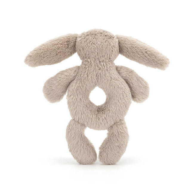 Jellycat 害羞賓尼兔手搖鈴 - 淺啡色| Bashful Bunny Ring Rattle 18cm