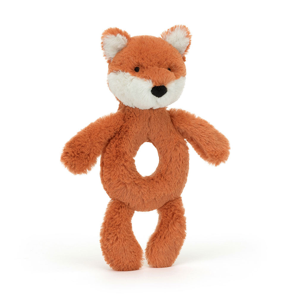 Jellycat 小狐狸手搖鈴 | Bashful Fox Cub Ring Rattle