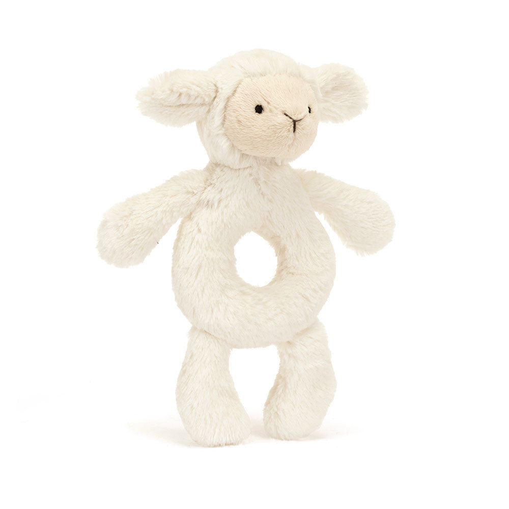 Jellycat 小羊手搖鈴 |  Bashful Lamb Ring Rattle 18cm