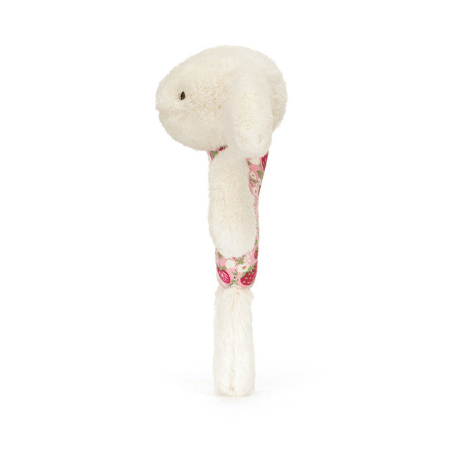 Jellycat 奶油雜莓碎花手搖鈴 | Blossom Cream Bunny 'Berry' Ring Rattle 18cm