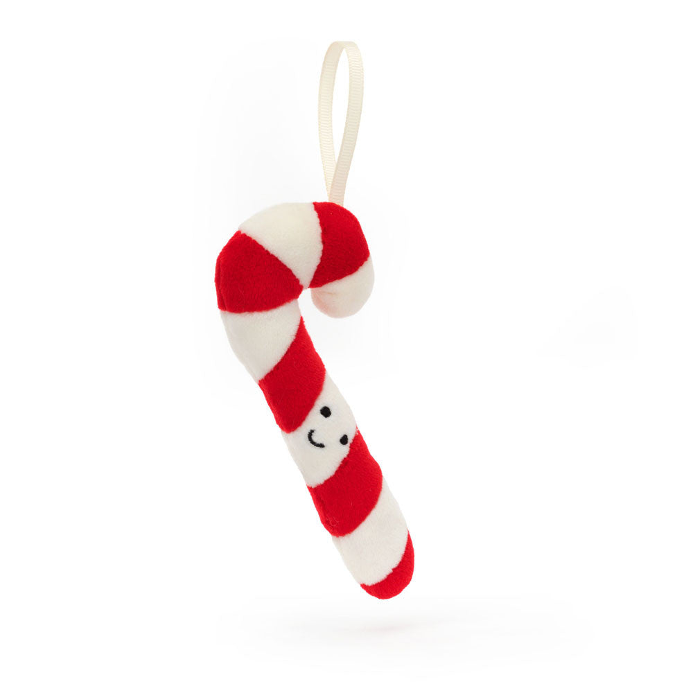 JELLYCAT 微笑拐杖糖掛飾 | Festive Folly Candy Cane 13cm