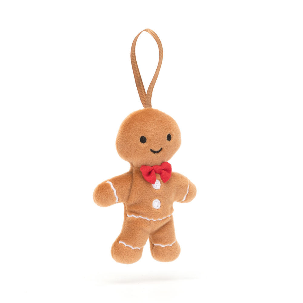 Jellycat 薑餅人吊飾 | Festive Folly Gingerbread Fred 16cm