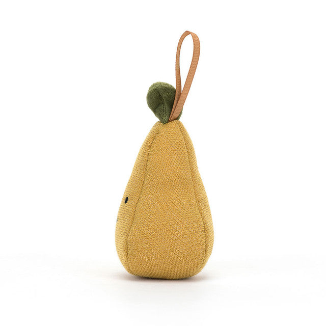 Jellycat 節日梨子吊飾 | Festive Folly Pear 10cm