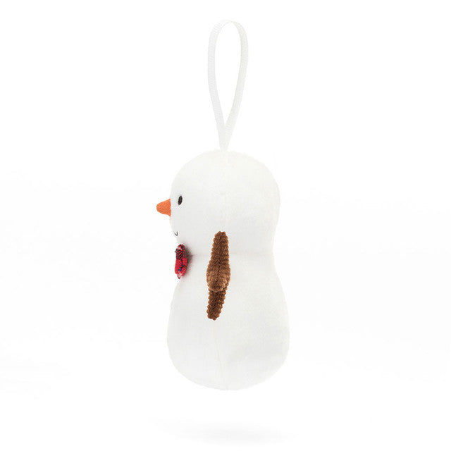 Jellycat 可愛小雪人掛飾 | Festive Folly Snowman 15cm