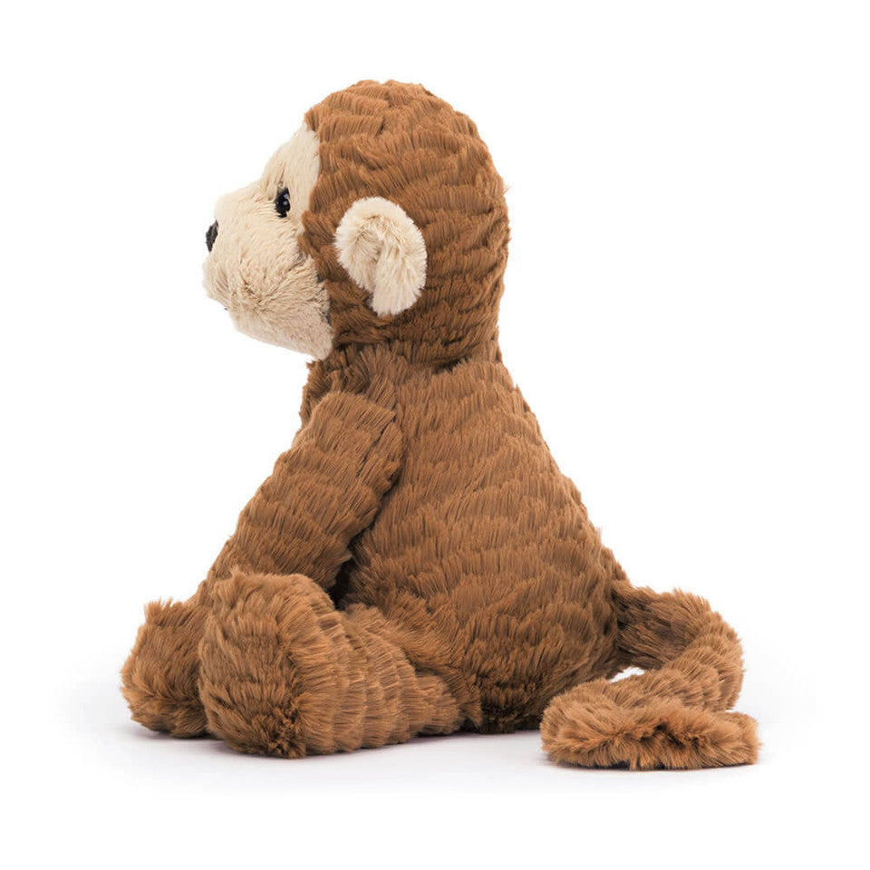 Jellycat 波浪毛小猴子 | Fuddlewuddle Monkey 23cm