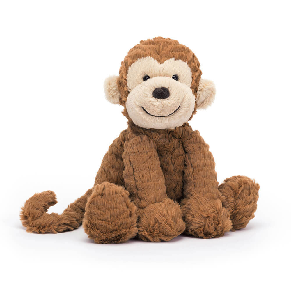 Jellycat 波浪毛小猴子 | Fuddlewuddle Monkey 23cm