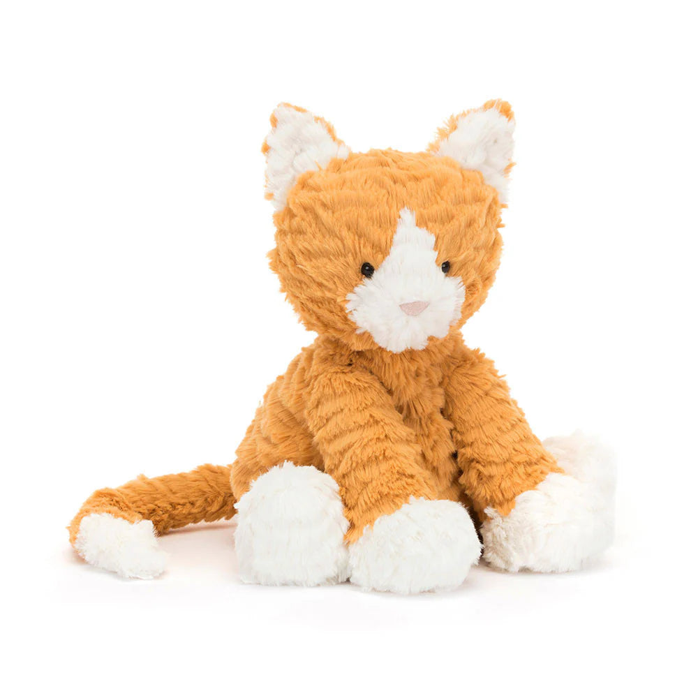 Jellycat 柔軟菠浪毛薑貓Fuddlewuddle Ginger Cat 23cm