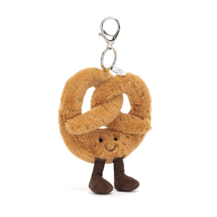 Jellycat 椒鹽脆餅鎖匙扣 |Amuseables Pretzel Bag Charm 17cm