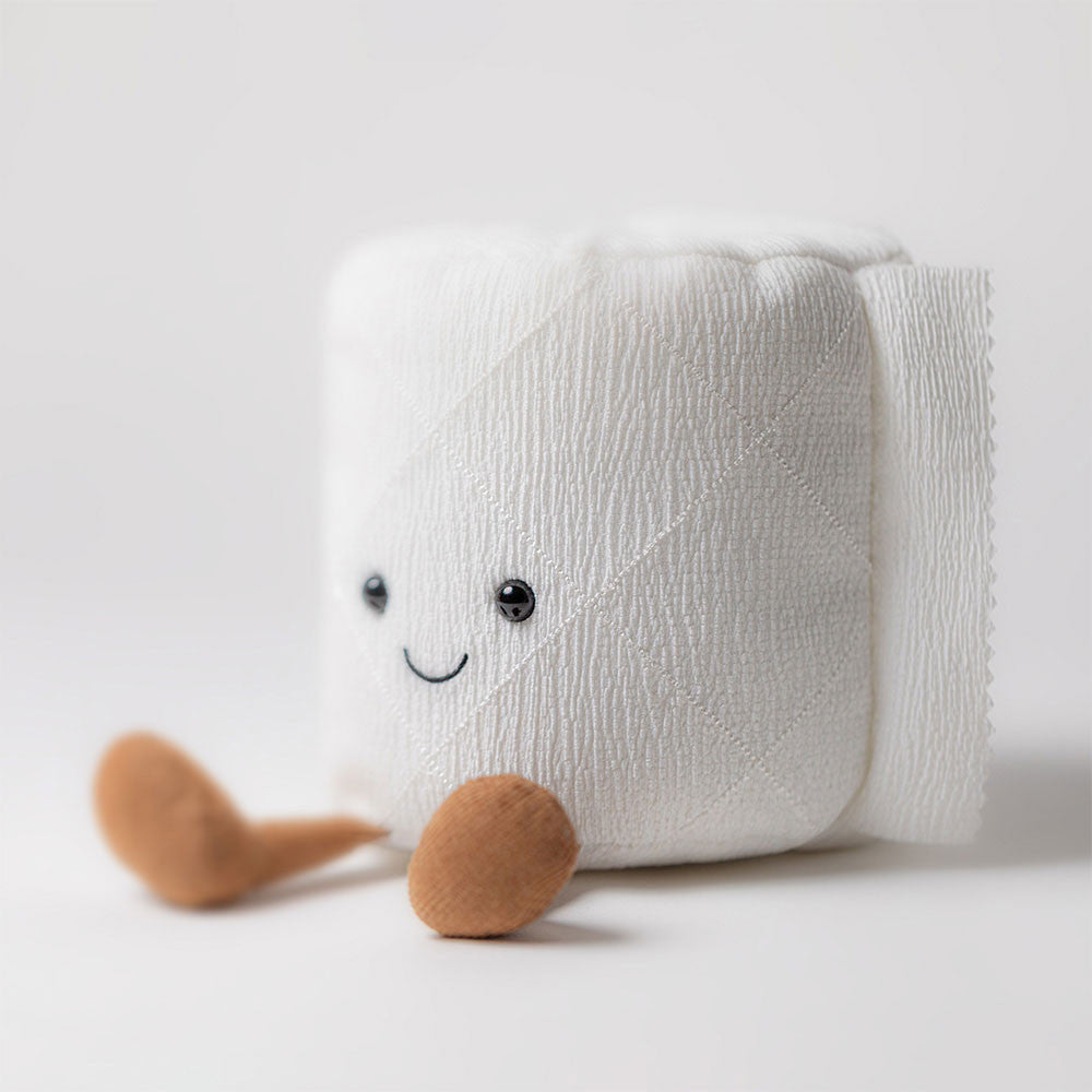 Jellycat 微笑廁紙卷 | Amuseables Toilet Roll 15cm