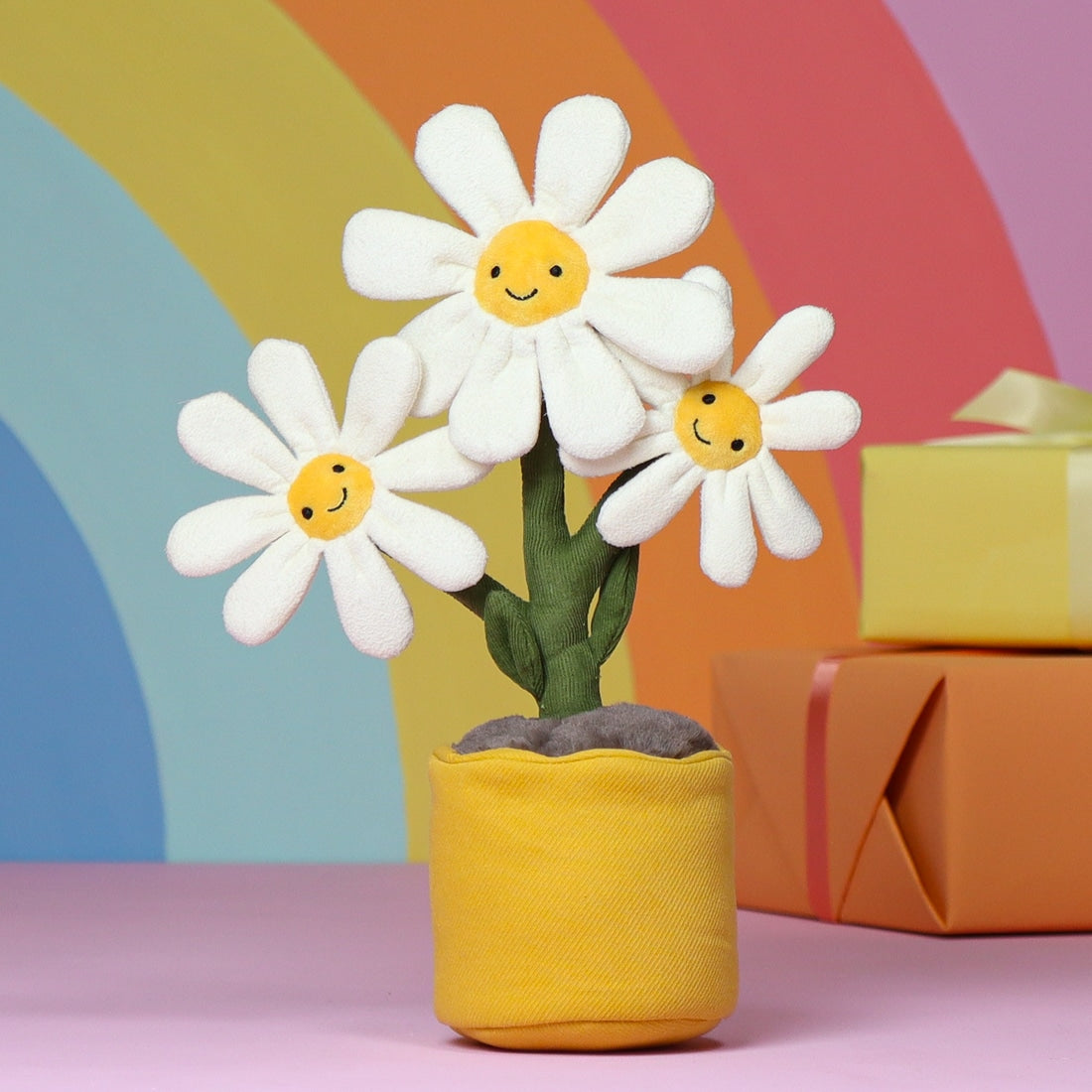 Jellycat Smiling Daisy｜Amuseable Daisy soft toy 34cm