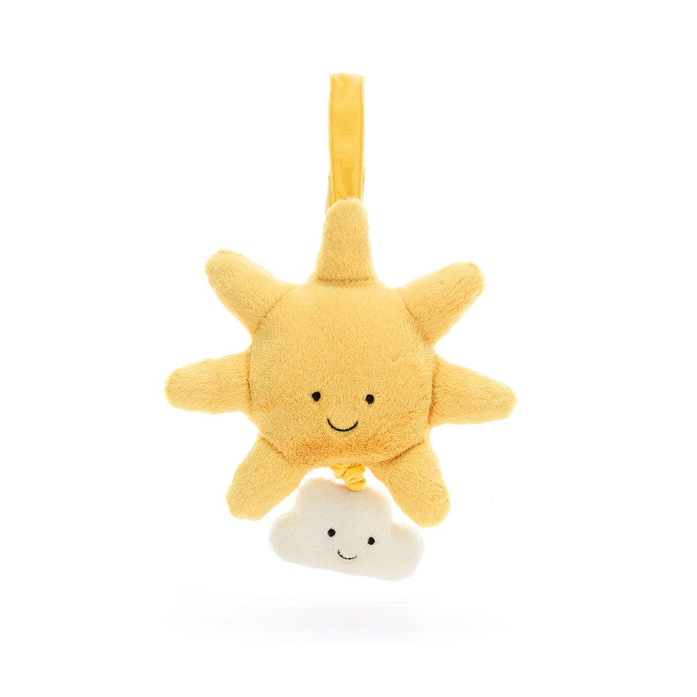 Jellycat 可愛小太陽白雲音樂掛飾 | Amuseables Sun Musical Pull 20cm