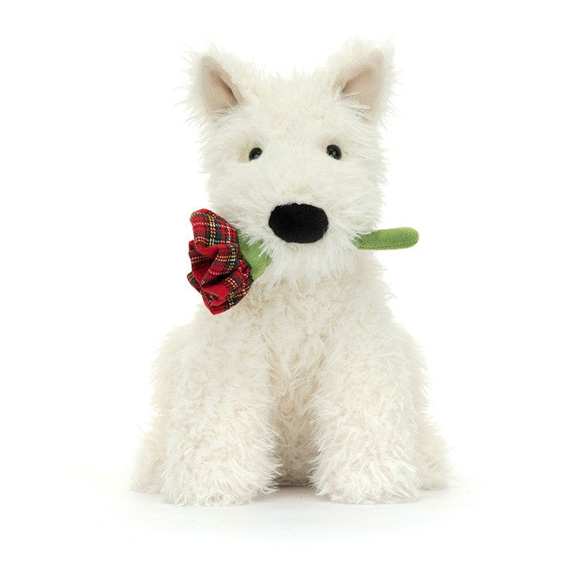 Jellycat 示愛蘇格蘭爹利西高地犬 | Munro Scottie Dog 'Love You' 25cm