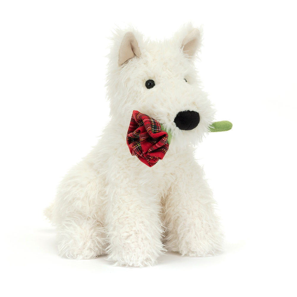 Jellycat 示愛蘇格蘭爹利西高地犬 | Munro Scottie Dog 'Love You' 25cm