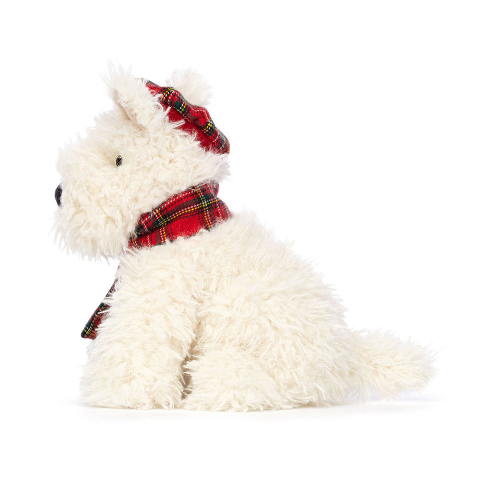 Jellycat 冬天蘇格蘭梗犬西高地狗 | Winter Warmer Munro Scottie Dog 21cm