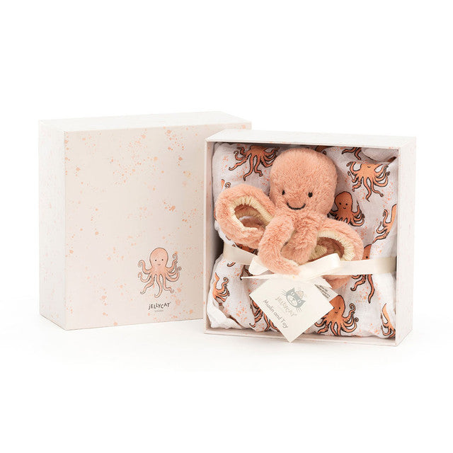 Jellycat 八爪魚嬰兒禮盒 ｜Odell Octopus Gift Set