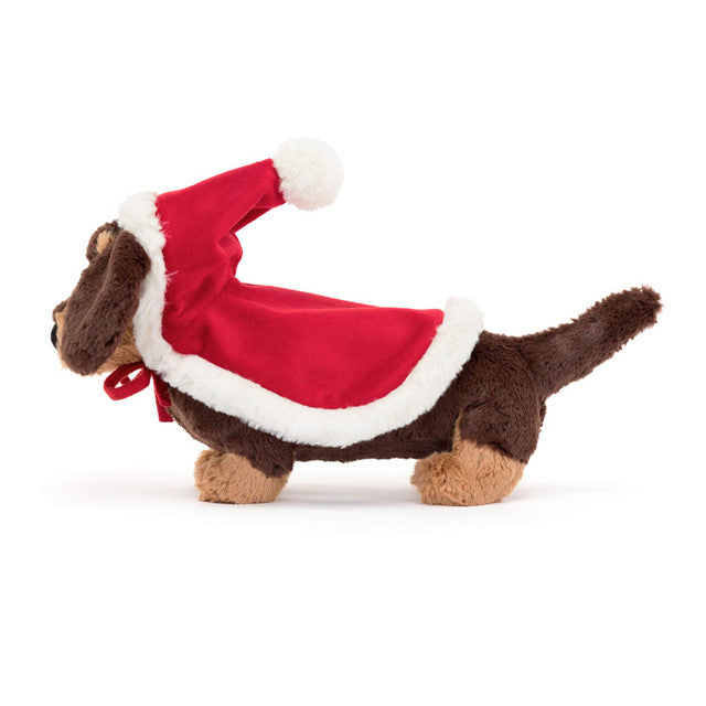 Jellycat 聖誕裝臘腸狗 | winter Warmer Otto Sausage Dog 19cm