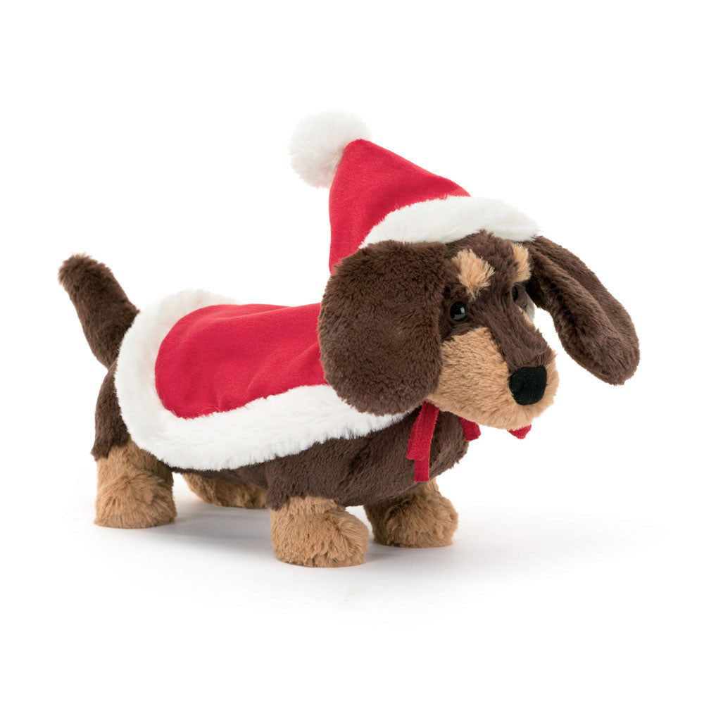 Jellycat 聖誕裝臘腸狗 | winter Warmer Otto Sausage Dog 19cm